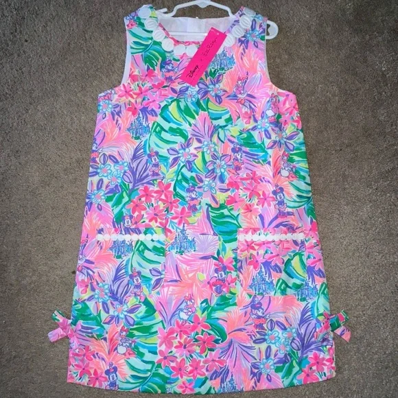 Disney x Lilly Pulitzer Minnie Daisy Dreamin Girls Dress Size 10 NWT - Picture 6 of 16